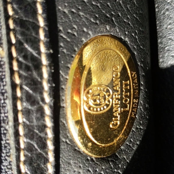 Gianfranco Lotti leather cross body bag with original bag - Picture 9 of 10